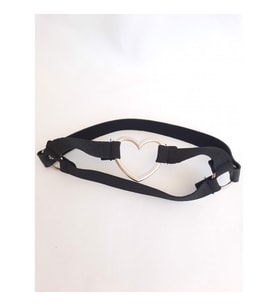 dukkandesign Siyah Kalpli Bacak Choker