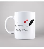 Love Aşk Sevgili Tasarımlı Kupa Kişiye Özel