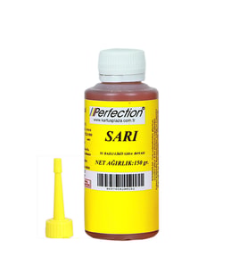 Perfection CHEF Sıvı Su Bazlı Likit Gıda Boyası SARI 150 gr.