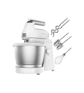 PowerTwist 500 Stand Mikser Seti 500W, Otomatik Döner Hazne, Çırpıcı & Hamur Kancalı