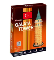 Cubic Fun 3D 17 Parça Puzzle Galata Kulesi