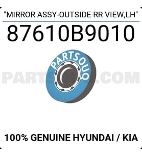 Hyundai İ10 Elektrikli Ayna 2014-2019 Sol (Oem No:87610B9010)