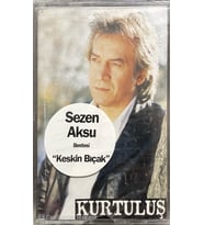 (Plak Değildir KASET tir) Kurtuluş Sezen Aksu Bestesi Keskin Bıçak Açılmamış Jelatininde Kaset