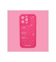 IPHONE 15 PRO MAX; DESENLİ, KENARI ÇIKNTILI, DARBE ÖNLEYİCİ, KAMERA KORUYUCU LÜKS SLİKON KILIF (Pembe)