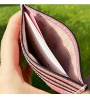 Kate Spade Cameron Lola Slim Kartlık Kadın Cüzdanı Deri Grand Flora Pink Glitter (Renksiz)