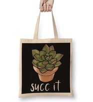 Succulent Bez Çanta Uzun Saplı