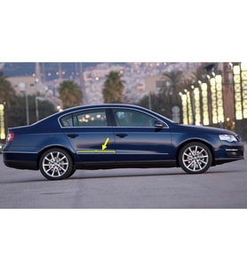 VW Passat B6 2006-2011 Sağ Arka Kapı Çıtası Krom Nikelaj 3C0853754C
