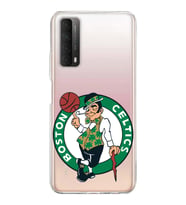 Huawei P Smart 2021 Uyumlu Kapak Boston Celtics Tasarımlı Şeffaf Silikon Kılıf