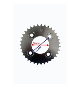 HONDA İNNOVA UYUMLU ARKA DİŞLİ 420-35T İÇ 58 MM ÖM