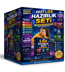 2027 LGS HAZIRLIK SETİ – TÜM DERSLER TEK PAKETTE! (Online)