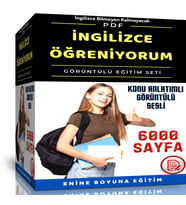 İngilizce Öğreniyorum PDF Kitap Seti (6000 Sayfa PDF + 100 Saat Görüntülü Anlatım)