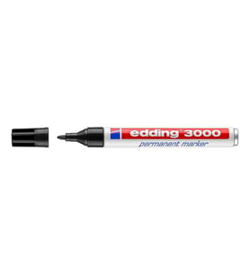 Edding 3000 Permanent Markör Yuvarlak Uç SİYAH 