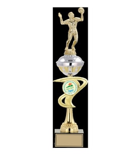 ODAK KUPA - Figürlü Kupalar - Voleybol Erkek Figürlü Kupalar FG-065 B - 47 cm