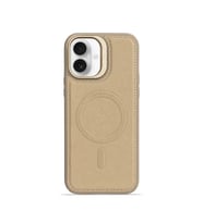 iPhone 16 GripStand MagSafe Deri Kılıf Krem