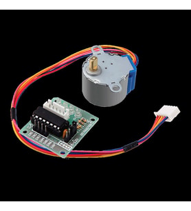 28 BYJ-48 Redüktörlü Step Motor ve ULN2003A Step Motor Sürücü Kartı