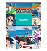 Bts Butter Instagram Resimleri Tablo Ahşap Poster Dekoratif Kod1082