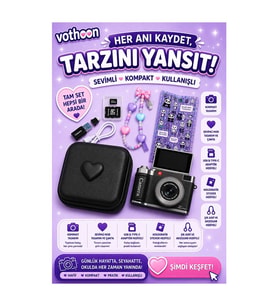 4k Çantalı Dijital Retro Video Kamera 48mp 16x Zoom Işıklı (32gb) Kart Dijital Fotoğraf Makinesi Siyah