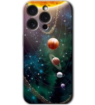İphone 15 Pro Max Kılıf HD Desen Baskılı Kılıf - Cosmos