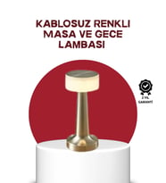 Şarj Edilebilir Led Masa Lambası – Usb Girişli, Metal Yapı
