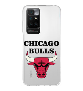 Redmi 10 2022 Uyumlu Kapak Chicago Bulls Tasarımlı Şeffaf Silikon Kılıf