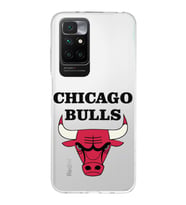 Redmi 10 2022 Uyumlu Kapak Chicago Bulls Tasarımlı Şeffaf Silikon Kılıf