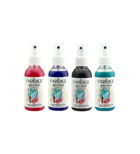 CADENCE SPREY KUMAŞ BOYASI 100ML 4LÜ SET