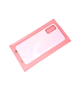 Tkgz Samsung Galaxy S20 Arka Pil Batarya Kapağı (CAM) PEMBE