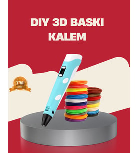Çocuklar İçin Güvenli 3D Yazıcı Kalem