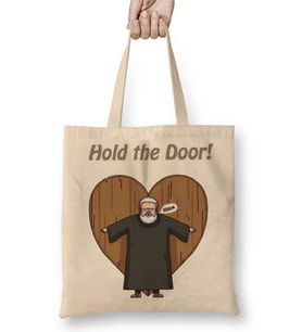 Hold My Door Hodor Bez Çanta Uzun Saplı