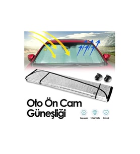Torpido Koruyucu Oto Araç Içi Ön Cam Güneşliği Metalize Güneşlik Paneli Perde