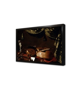 Mozart C Flüt ve Arp Konçertosu Çerçeveli Mdf Tablo