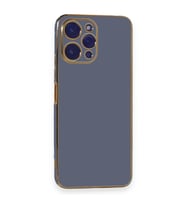 Xiaomi Poco M6 Pro 5g Kılıf Volet Silikon - Mavi