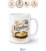 Muhlama Karadeniz Kupası Baskılı - Hediye Bardak