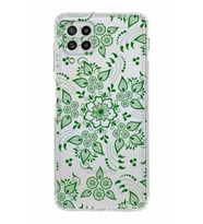 Samsung Galaxy M32  Kamera Korumalı Kapak Nostalji Desen Tasarımlı  Şeffaf  Kılıf