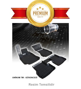 RENAULT  CLİO 3 2005-2012 Özel Üretim 3D Lüx Oto Paspas