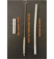 Pipet Takımı Ve Temizleme Fırçası (Gri)