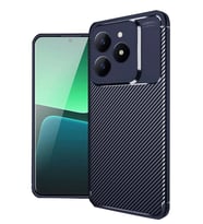 Realme C61 Kılıf Auto Focus Karbon Kapak - Lacivert