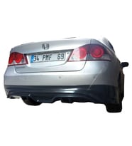 Honda Civic FD6 (2006-2011) Custom Arka Tampon Eki - Difüzör (Plastik)