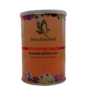Civanperçemli sel Karışım Çay 100 Gr Teneke Kutu