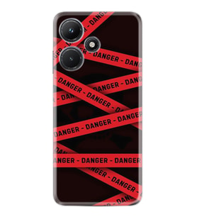 Infınix Hot 30i Kılıf Resimli Desenli Baskılı Silikon Danger 1372