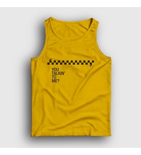 Presmono Unisex Sarı Talkin Film Taxi Driver Atlet 251328tt