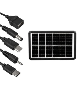 Powermaster ZO-710 6 Volt 1.33 Amper 8 Watt Güneş Enerjili Şarj Cihazı Solar Panel