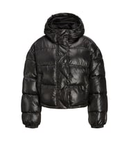 JJXX 12236544 Jxpearl Shine Puffer Ceket Otw Sn Siyah