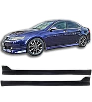 Honda Accord Yan Marşpiyel Seti Plastik 2 Adet Mat Siyah karlık+ek+bodykit