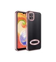 Samsung Galaxy A03 Uyumlu Kılıf Kamera Korumalı Logo Gösteren Zore Omega Kapak