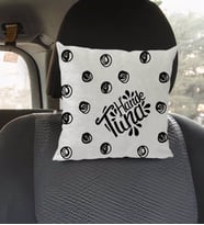 BK Gift Kişiye Özel İsimli Kare Araç Koltuk Yastığı-62
