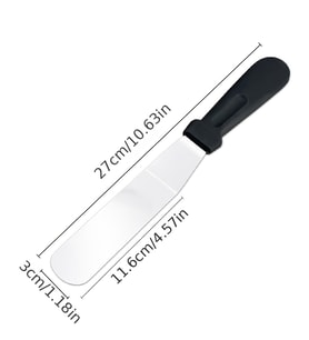 Paslanmaz Çelik L Tipi Pastacı Spatulası