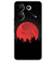Tecno Camon 20 Pro 4G Kılıf HD Desen Baskılı Kılıf - Kanlı Ay