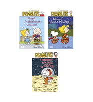 Haydi Kütüphaneye Gidelim! + Astronot Sally Brown + Ay'a Giden Ilk Köpek- 3 Kitap Set