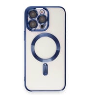 İPhone 15 Pro Max Uyumlu Magsafe özellikli Mavi Pure Kılıf